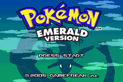Pokemon Emerald 135 Title Screen